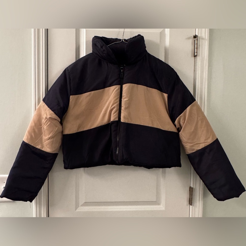 I Saw It First Cropped Puffer Jacket